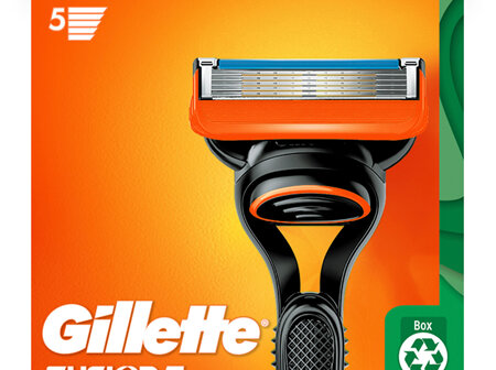 Gillette Fusion5 Razor Handle + 2 Cartridge, Shave Care
