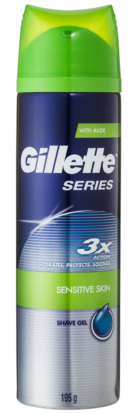 Gillette Series Shaving Gel Sensitive Skin 195g