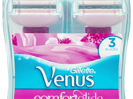 Gillette Venus ComfortGlide White Tea Women's Disposable Razor, 2 Count