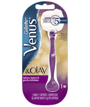 Gillette Venus & Olay Sugarberry Scent Shaving Razor 1 Pack