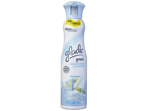 Glade Refresh Air Freshener Aerosol Spray Clean Linen 275g