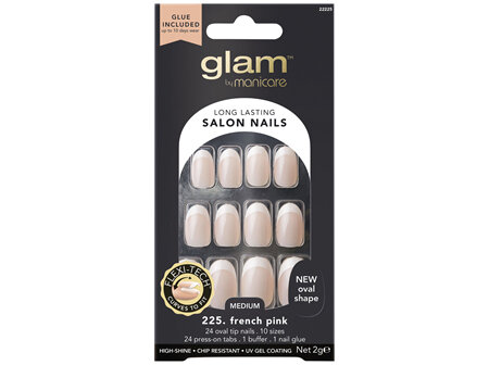 Glam By Manicare 225. French Oval Nails