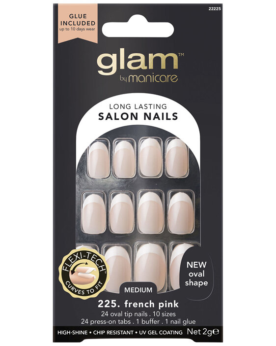 Glam By Manicare 225. French Oval Nails
