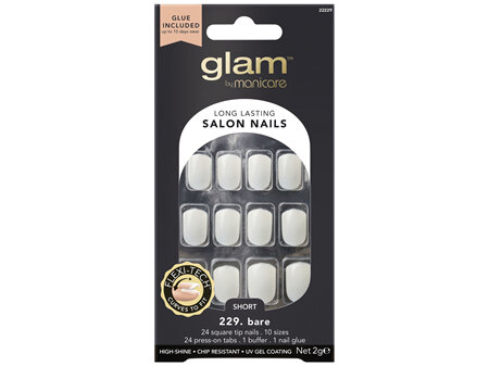 Glam By Manicare 229. Basic Short Square Nails