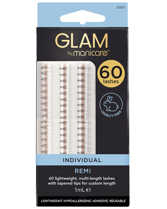 Glam By Manicare 62. Remi Individual Mink Effect Lashes