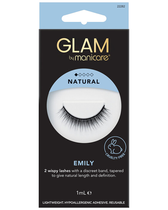 Glam by Manicare Emily Mink Effect Lashes