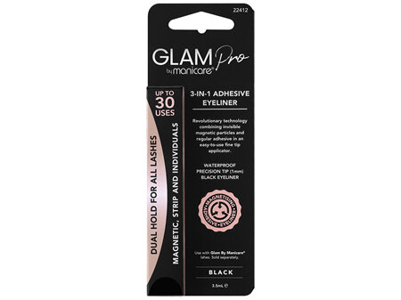 Glam by Manicare Glam Pro 3-in-1 Adhesive Eyeliner