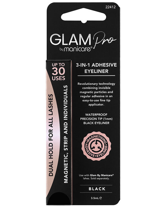 Glam by Manicare Glam Pro 3-in-1 Adhesive Eyeliner
