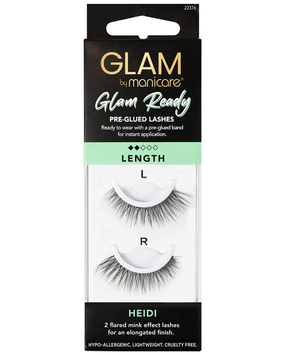 Glam by Manicare® Heidi Glam Ready Pre-Glued Lashes