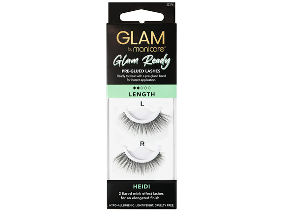 Glam by Manicare® Heidi Glam Ready Pre-Glued Lashes