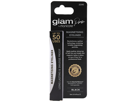 Glam By Manicare Magnetising Eyeliner Black 5mL