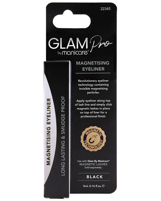 Glam By Manicare Magnetising Eyeliner Black 5mL