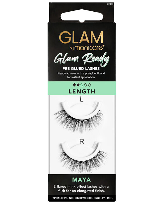Glam by Manicare Maya Glam Ready Pre-Glued Lashes