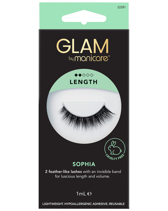 Glam by Manicare Sophia Mink Effect Lashes