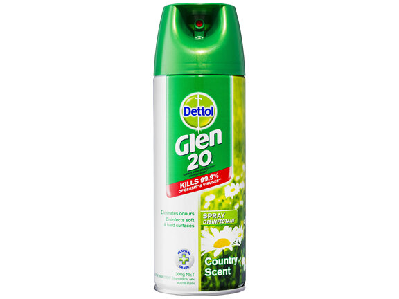 Glen 20 Spray Disinfectant All-In-One Country Scent 300g