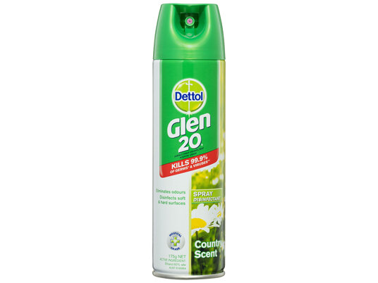 Glen 20 Spray Disinfectant All-In-One Country Scent 175g