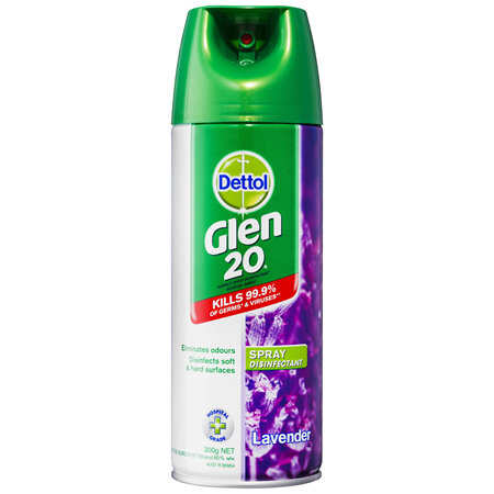 Glen 20 Spray Disinfectant All-In-One Lavender 300g