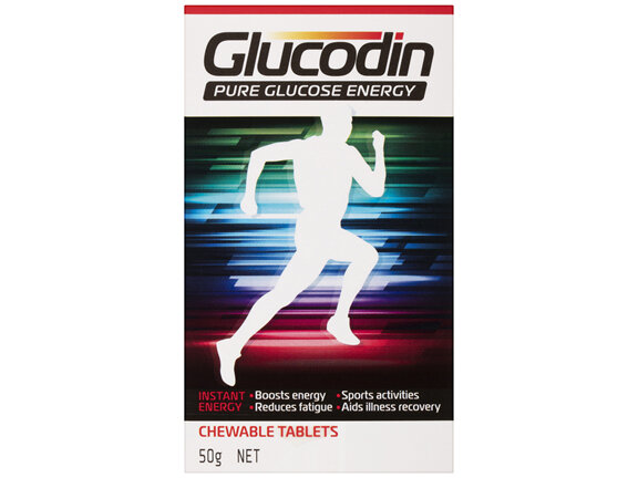 Glucodin Pure Glucose Energy Chewable Tablets 50g