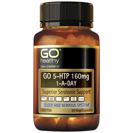 GO 5-HTP 160mg 1-A-Day 30 VCaps