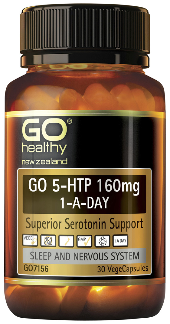GO 5-HTP 160mg 1-A-Day 30 VCaps