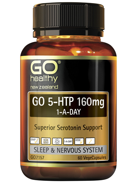 GO 5-HTP 160mg 1-A-Day 60 VCaps