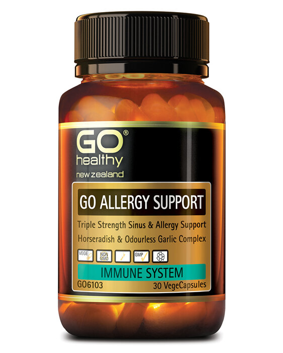 GO ALLERGY SUPPORT - Triple Strength Sinus & Allergy Support (30 Vcaps)