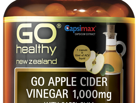 GO Apple Cider Vinegar 1,000mg with Capsi Slim 60 VCaps