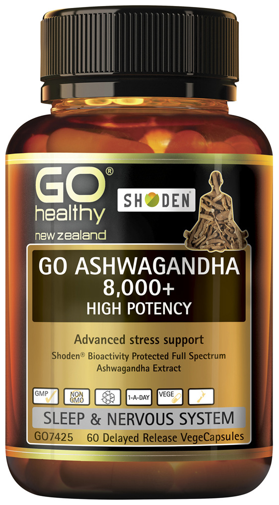 GO Ashwagandha 8,000 + 60 DR VCaps