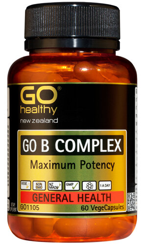 GO B COMPLEX - Maximum Potency (60 Vcaps)