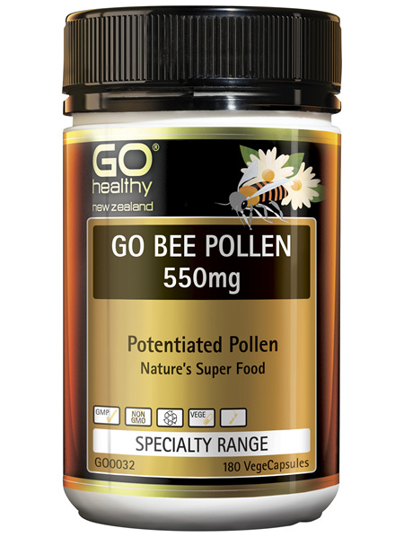 GO Bee Pollen 550mg 180 VCaps