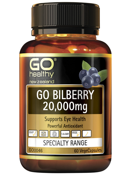 GO Bilberry 20,000mg 60 Vcaps