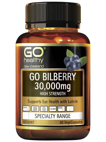 GO Bilberry 30,000mg 60 Vcaps