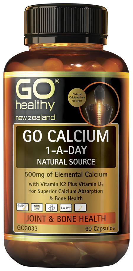 GO Calcium 1-A-Day 60 Caps