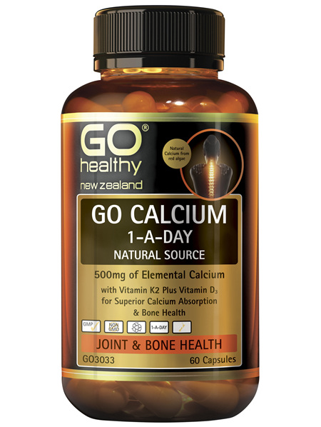 GO Calcium 1-A-Day 60 Caps