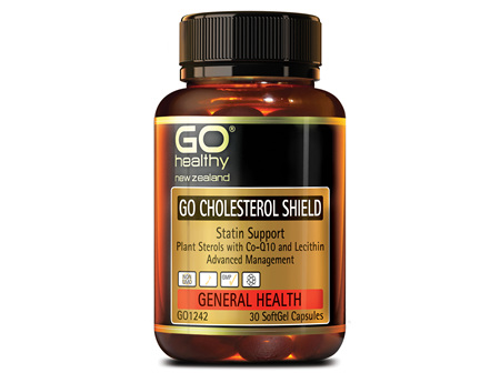 GO CHOLESTEROL SHIELD  - Statin Support (30 Caps)