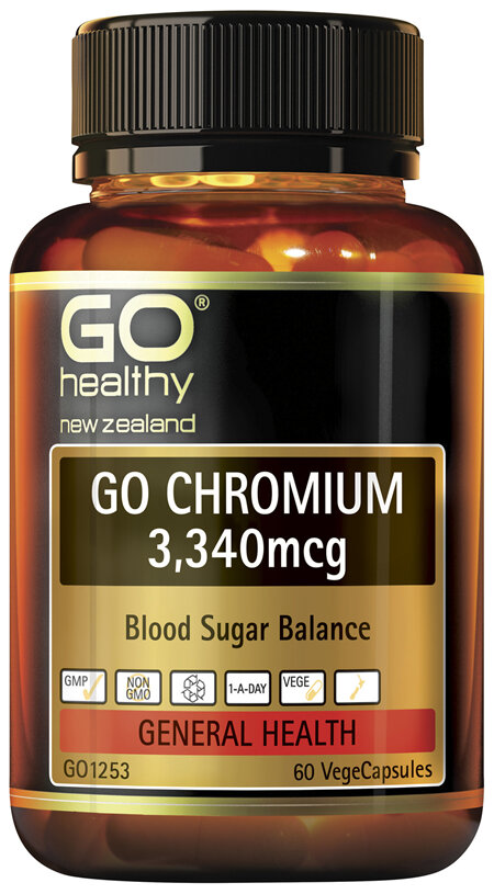 GO Chromium 3,340mcg 60 VCaps