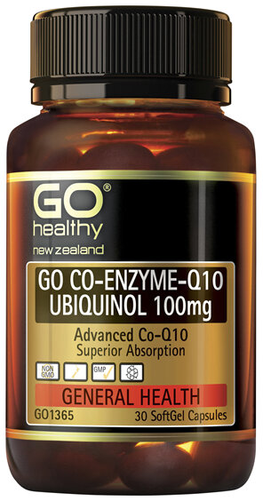 GO Co-Enzyme-Q10 Ubiquinol 100mg 30 Caps