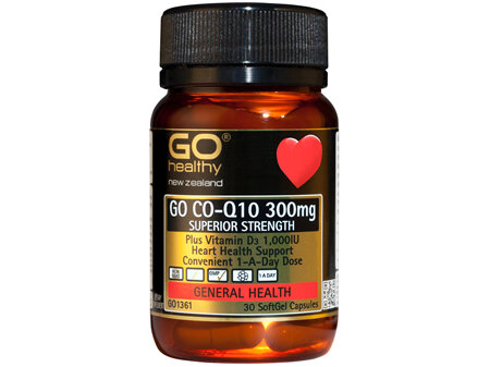 GO CO-Q10 300mg - Superior Strength (30 Caps)