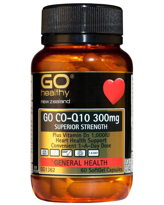 GO CO-Q10 300mg - Superior Strength (60 Caps)