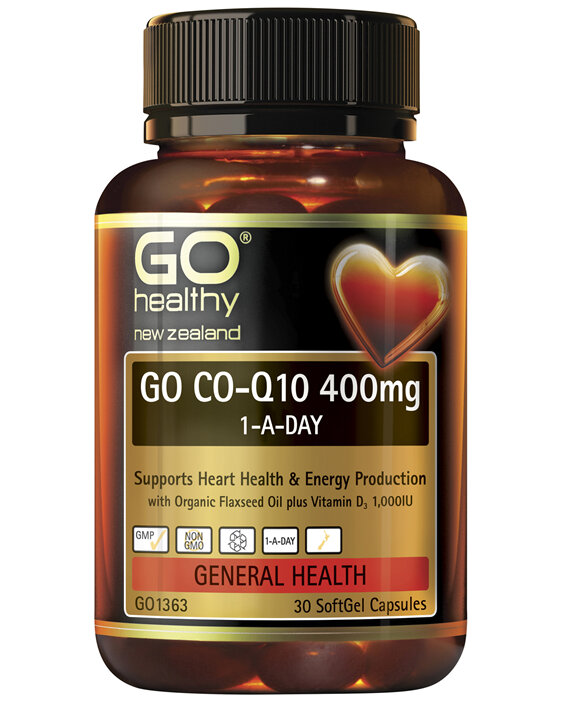 GO CO-Q10 400mg 1-A-DAY 30 Capsules