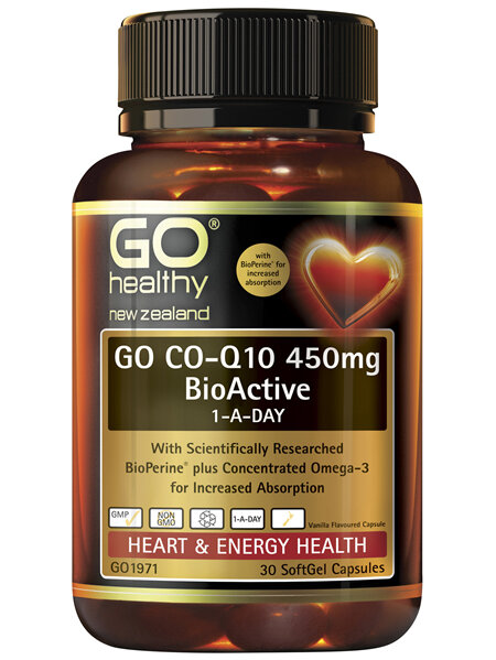 GO CoQ10 450mg BioActive 1ADay 30s