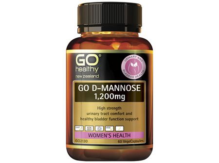 GO D-Mannose 1200mg 60 VCaps