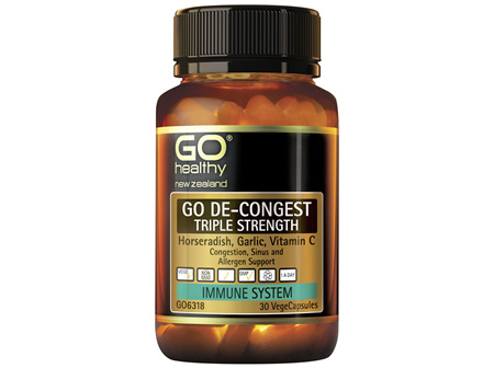 GO De-Congest Triple Strength 30 VCaps