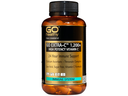 GO EXTRA-C™ 1200+ - High Potency Vitamin C (50 caps)