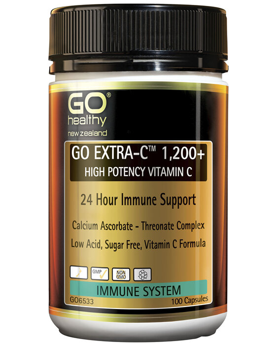 GO Extra-C 1,200mg+ Vitamin C 100 Capsules