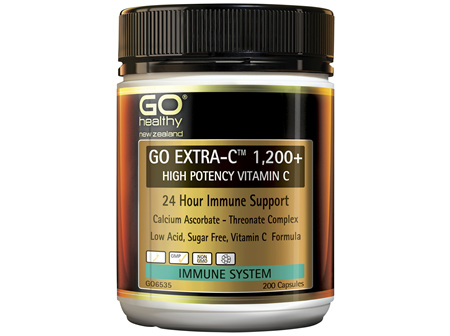 GO Extra-C 1,200mg+ Vitamin C 200 Capsules
