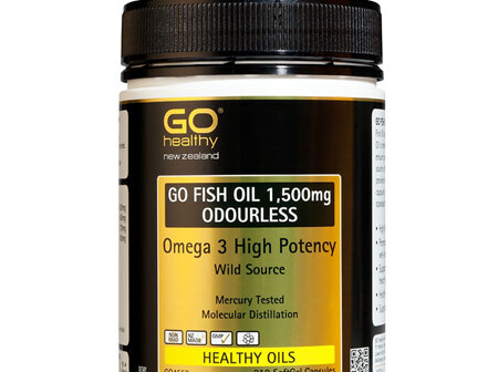 Go Fish Oil 1500mg Odourless 210