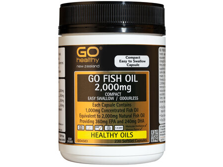 GO FISH OIL 2,000mg - Compact (230 caps)