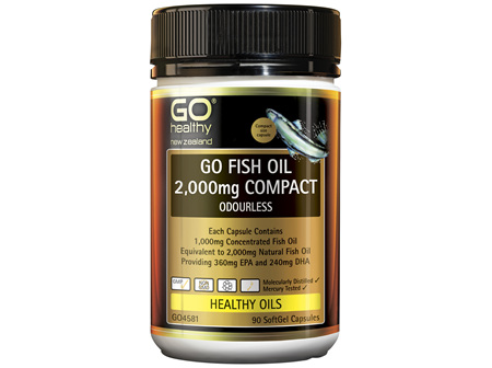 GO Fish Oil 2000mg Compact 90 Caps