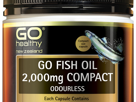 GO Fish Oil 2,000mg Compact Odourless 230 Caps